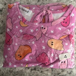Pink Ghost Dress and Knee high Socks